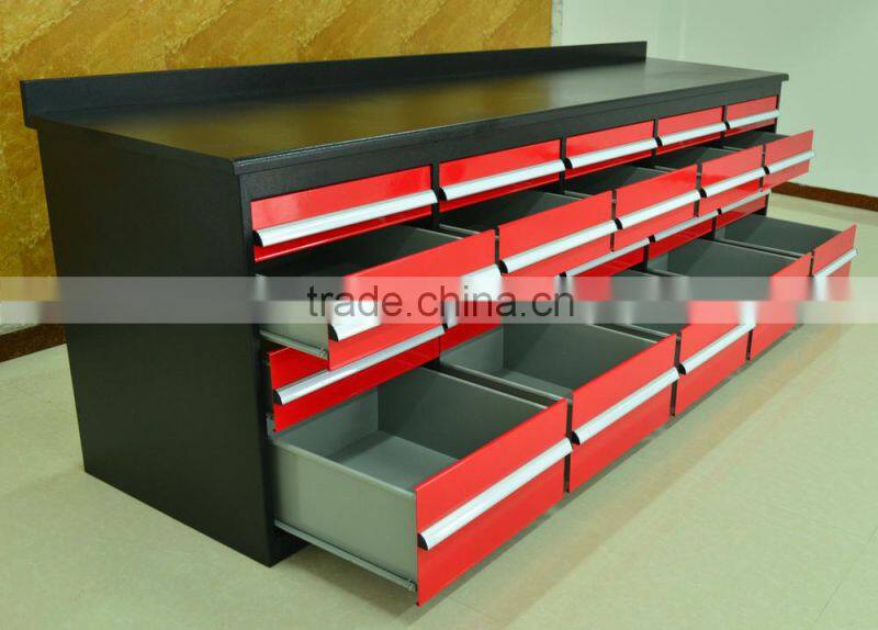 China factory iso durable 72 inch iron material drawer cabinet sets for workshop and garage