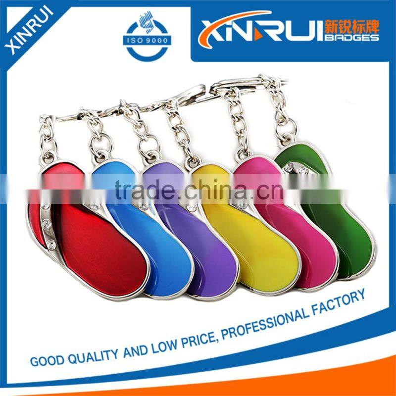 2016 new beautiful design high quality cheap custom metal keychain