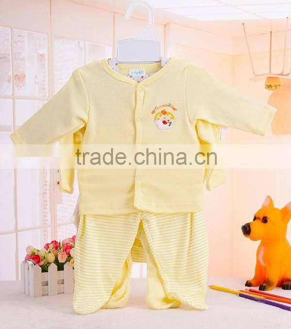 spring girls 100% cotton baby clothes gift set