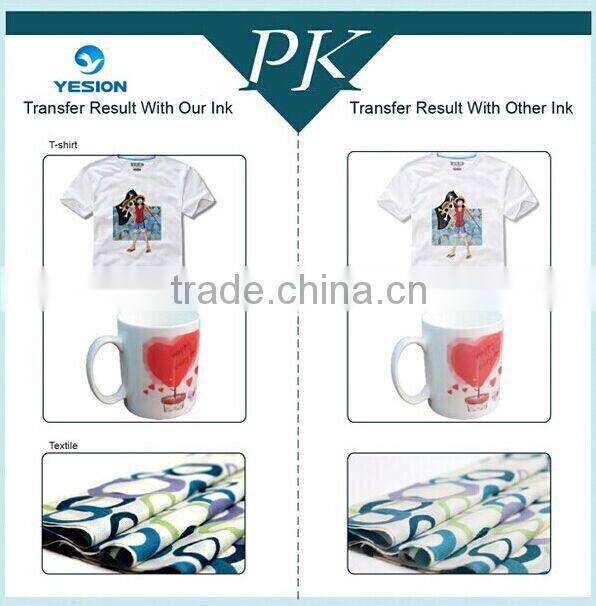 Factory supply 2015! Best quality vivid color 100ml dye ink refill ink continuous ink