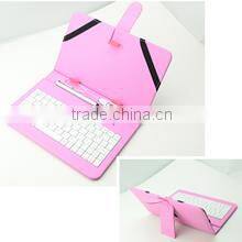 color print universal pu leather phone case with keyboard for iphone for Xiaomi Redmi mi mione note pro 1 2 3 4 5 8 S A C