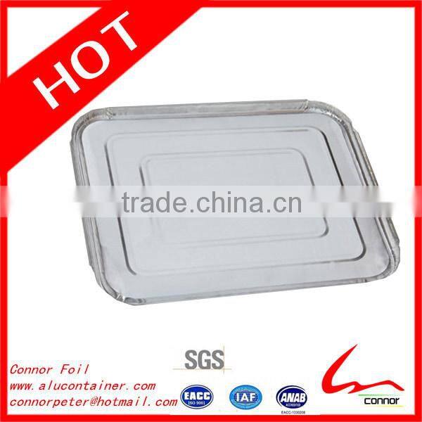 Disposable Hard Rectangular Aluminum Foil Board Lid For Full Size Foil Pan 50/Case