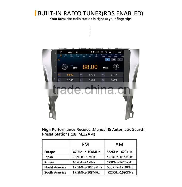 Cheap 10.2 Inch network audio playing car gps android dvd player for toyota