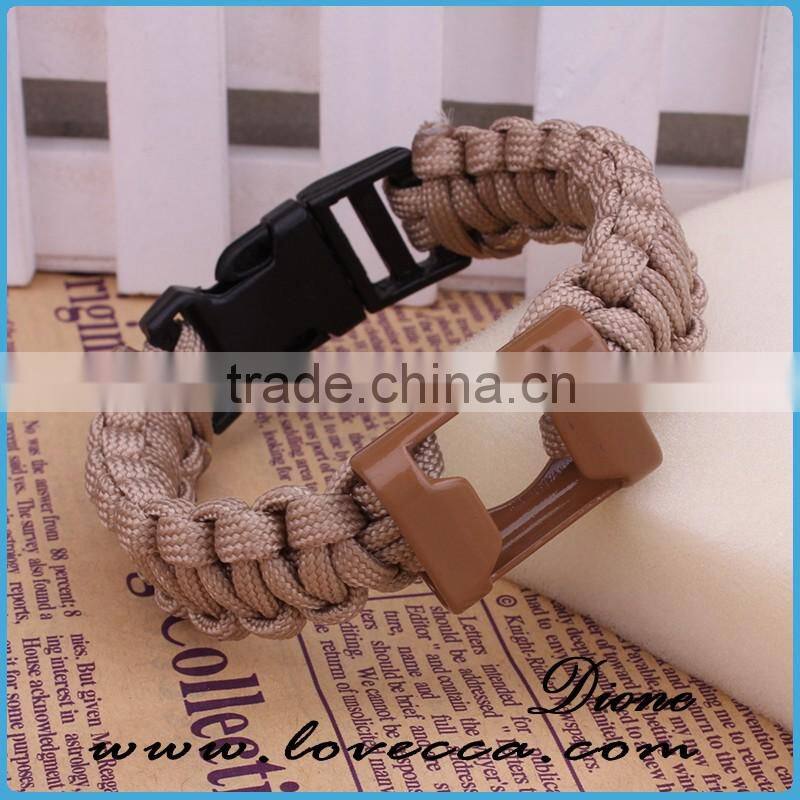 Factory direct bottle opener paracord bracelet survival bracelet for sale