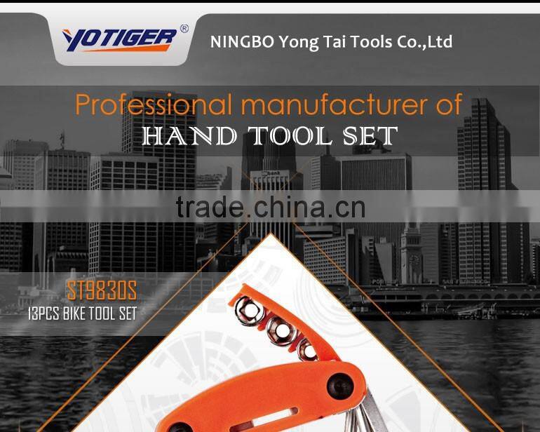 Professional Bicycle Tools Muti Bike Repair Tool /13 In Floding Bicycle Tool Set
