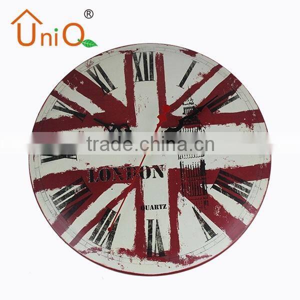 M1202 newly design round wall clock made in China