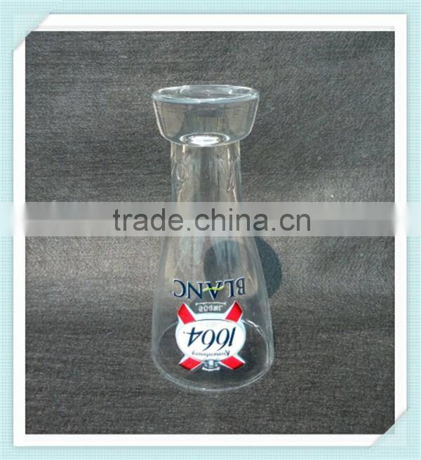 2016 hot sale kronenbourg 1664 glass cup with 500ml vol