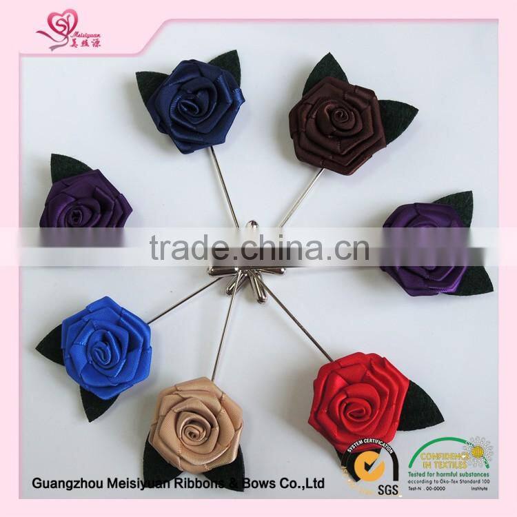 lapel pin brooches/wholesale custom flower metal lapel pin badge/factory direct sale metal lapel pin badge