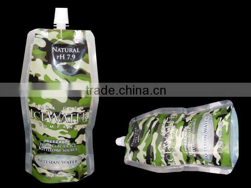 Spout mineral water pouch packaging machine