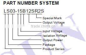 15V 200mA power supply Mornsun LS03-15B15SR2S