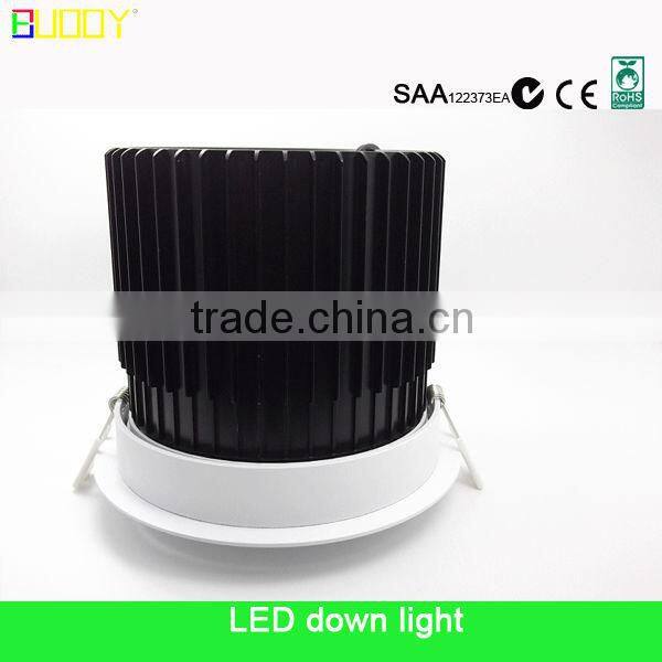 2015 HOT SALES dimmable Sharp 30w led downlight( Cutout: 140mm ) waterproof IP65