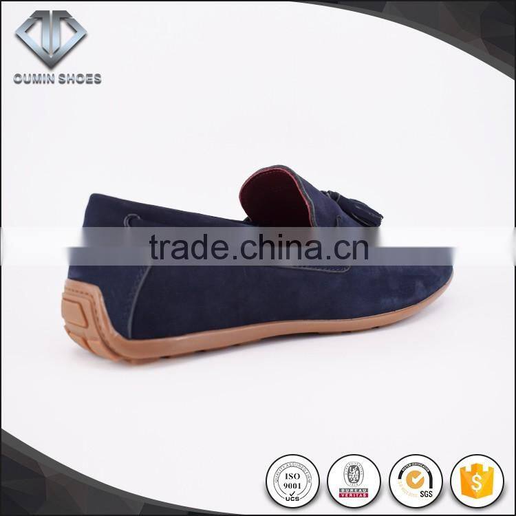In style 2016 Italy show men soft leather drving shoes