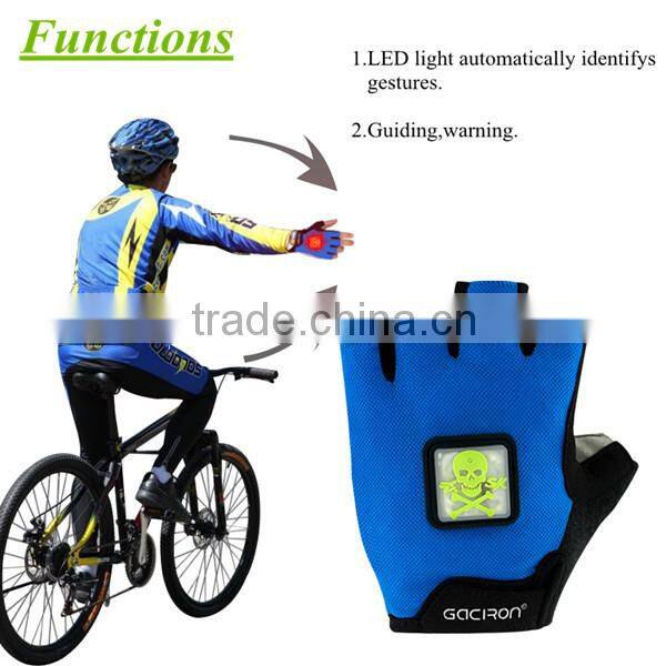 Fashion short sports bicycling racing gloves OEM