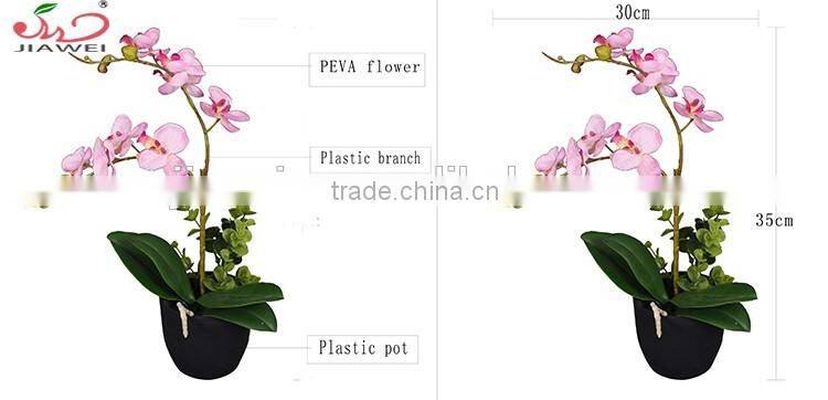 Yiwu JIAWEI Factory wholesale home decoration hot sale fake artificial plants orchid artificial flower wholesale