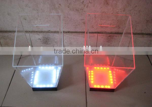 Customize belvedere acrylic ice bucket cooler