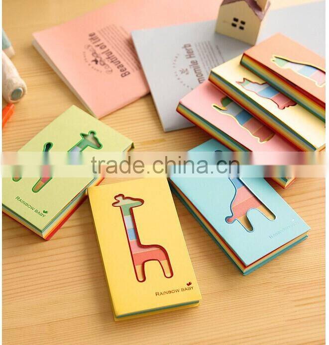Die Cut Cover Paper Notebook/2016 Promotional notepad