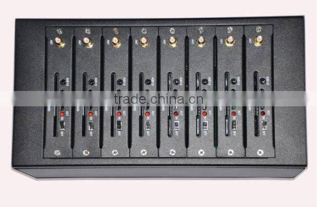 AT command bulk SMS/ MMS 8 ports gprs gsm modem pool usb/rs232