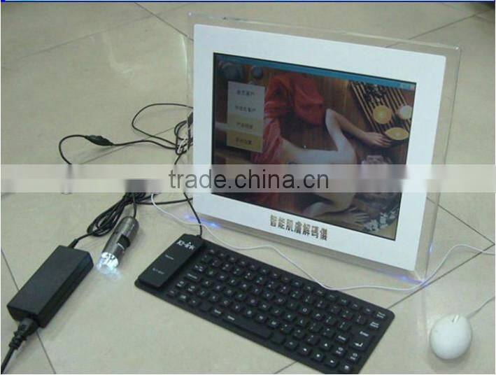 Hot-selling touch screen digital facial skin analyzer beauty machine BD-P006