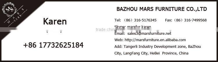 Bistro style full metal chinese dining chair