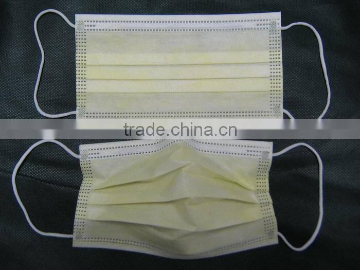 Activated Carbon Disposable Easy Breath Earloop Face Mask