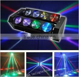 Dj lighting 8*10W RGBW Moving Head Spider LED Light /Disco light / Stage lighting