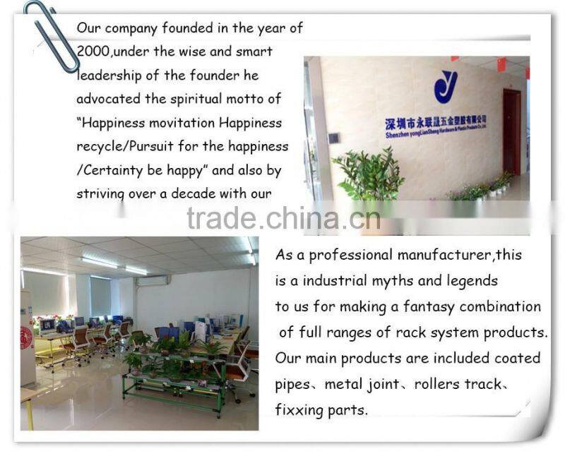 JY-A001|Coated steel pipe plastic joint|Lean tube plastic pipe clamp|OD 28mm lean pipe Tee plastic tubing joint