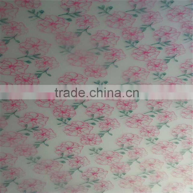coloful decoration screen printed glass for bathroom door