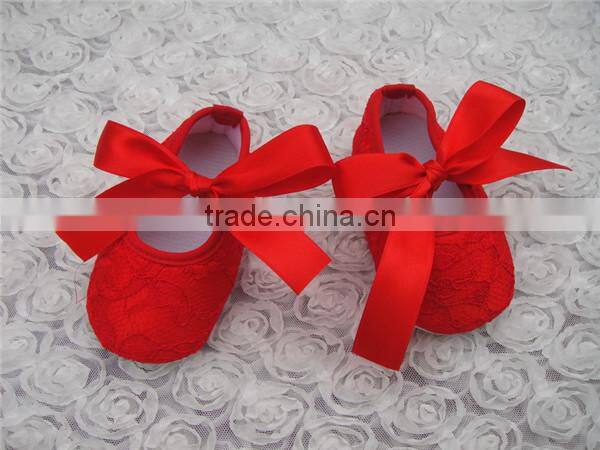 Manufacture popular baby shoes wholesale price baby soft lace shoes newborn baby girl shoes novel design from KAPU made in 2016