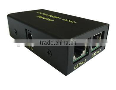 30m HDMI extender over dual cat 5e/6 Ethernet cable
