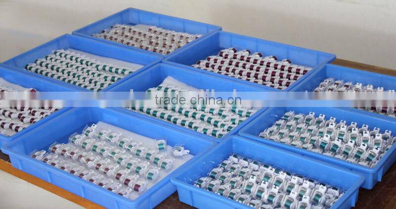 Vibrating microneedle derma roller therapy electrical derma stamp pen MYM professional version