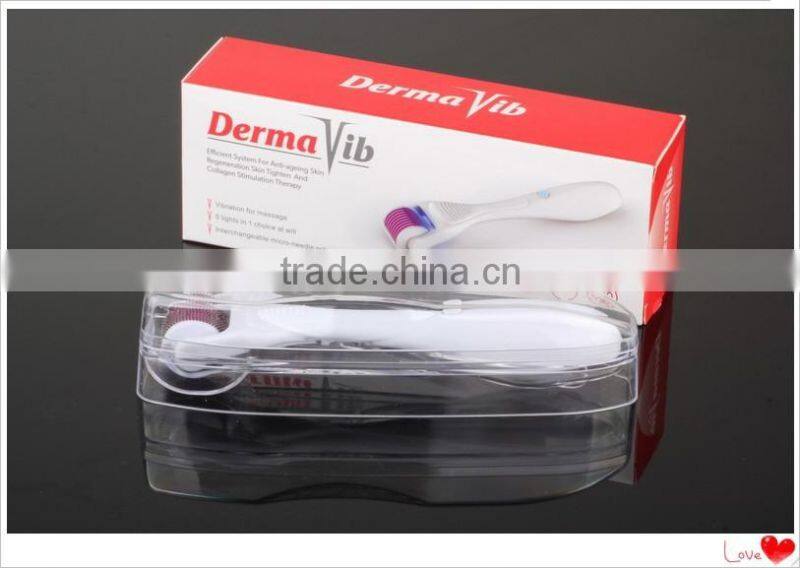 540 needles LED derma roller LED Vibrating Medical Derma Roller Micro Needle meso system beauty skin roller