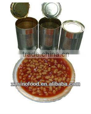 Chinese Food Canned White Kidney Beans in Tomato Sacue