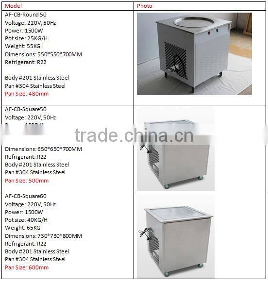 Ten container fried ice cream cold plate roll machine