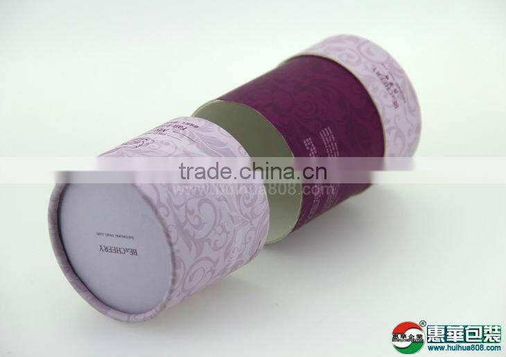 round kraft paper t-shirt packaging boxes / tube