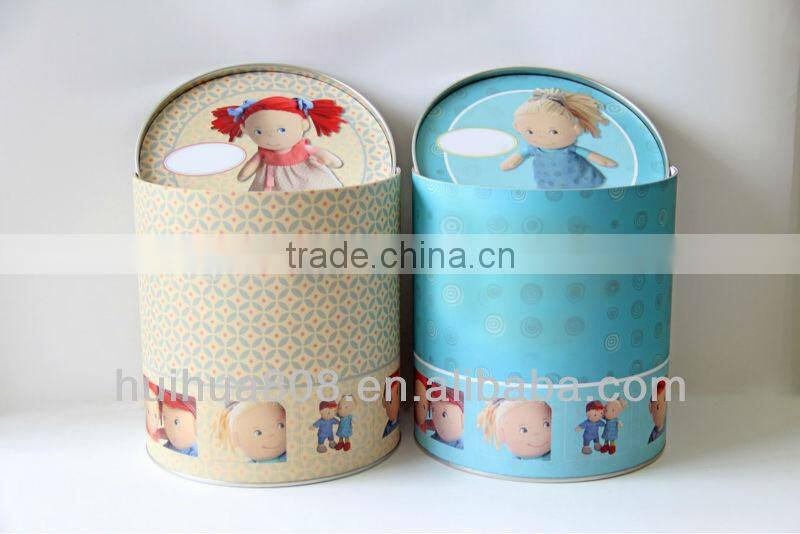 luxury customized printed round paper carton cosmetic packaging tube