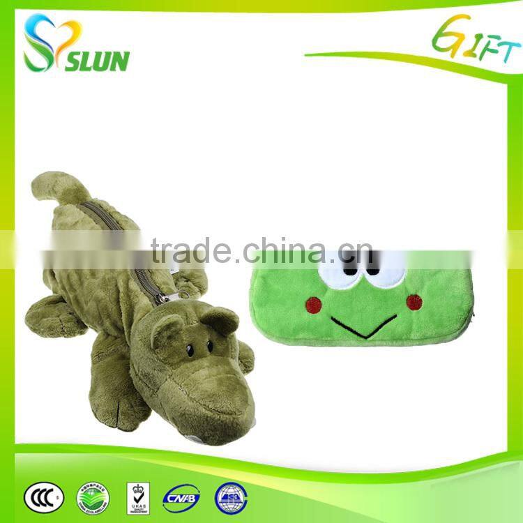 Promotional Plush Pencil Bag Plush Monkey & Elephant Pencil Bag