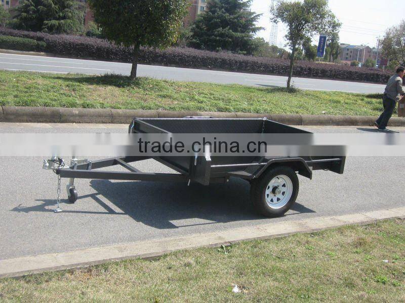 8x5 Chequer Plate Floor Full Welded Trailer