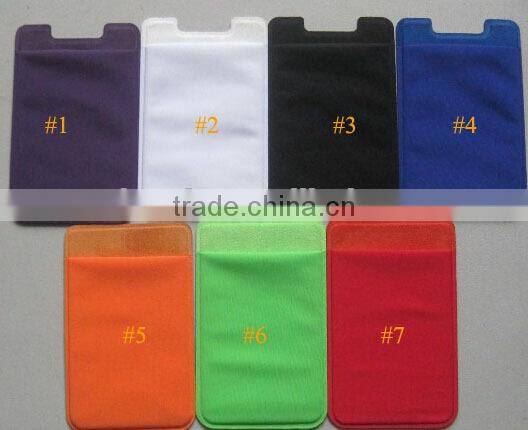 Cheap 3m sticker smart wallet mobile card holder