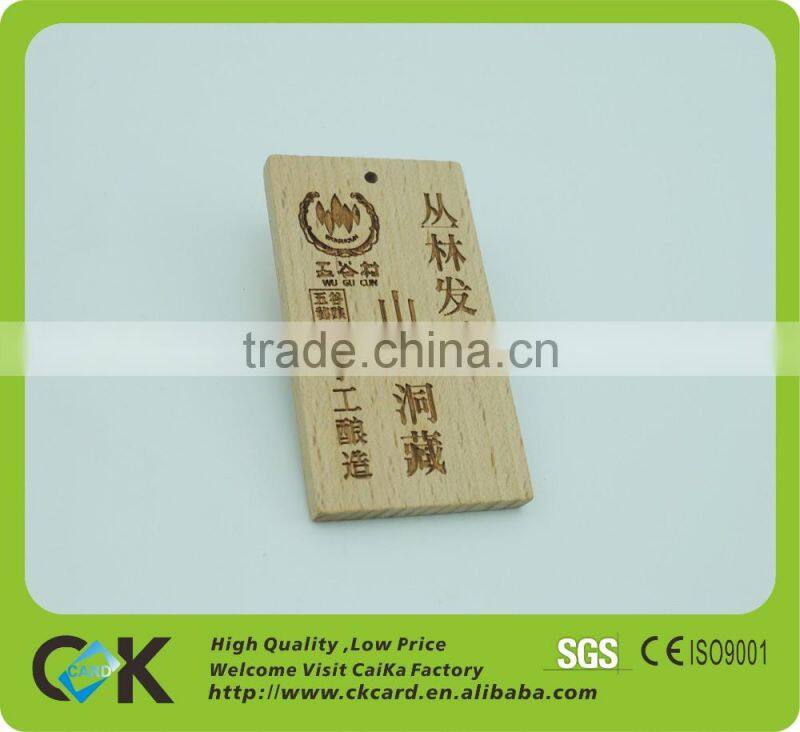 Top Quality ! Lasering irregular bamboo wood business card from gold supplier
