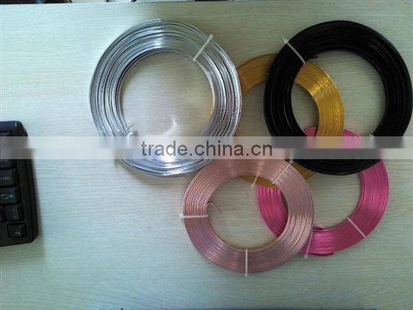 1x4 jewelry making Flat Aluminum Wire