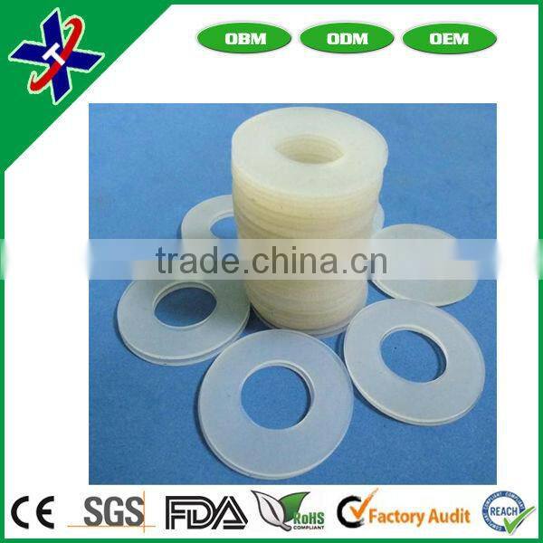 Colored silicone rubber grommet