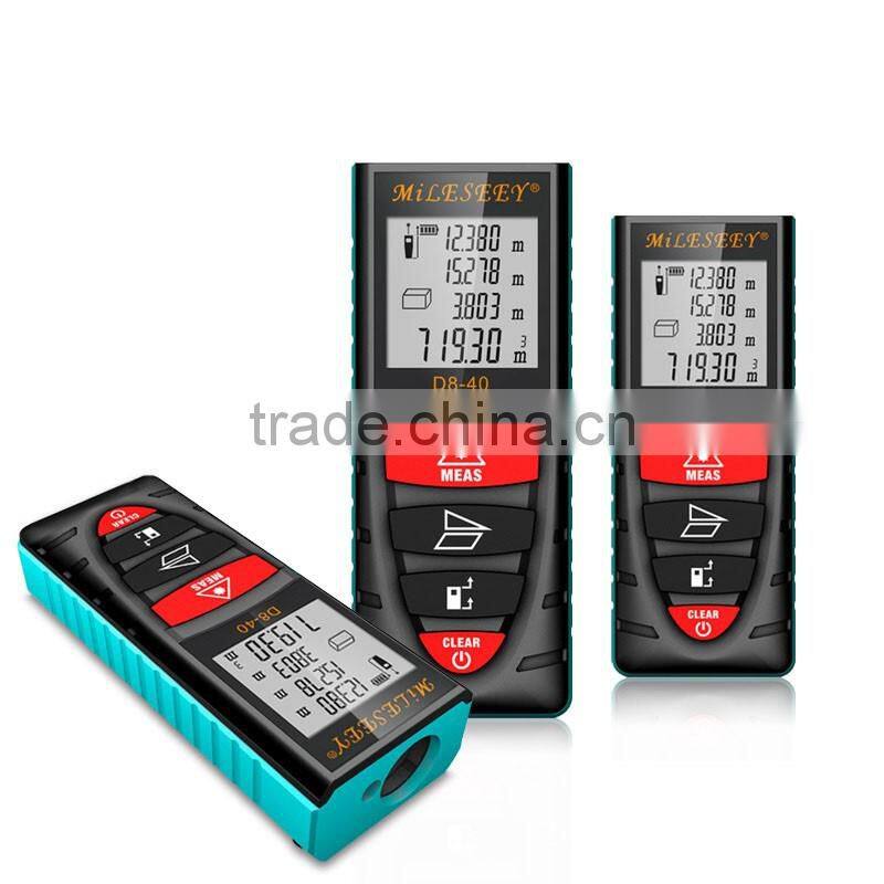 D8 40M Waterproof Hot Sell Digital Laser Measuring Distance Laser Range finder