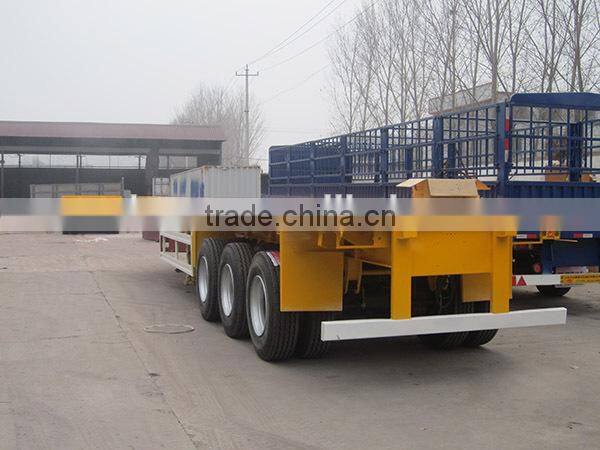 china manufacturer flat bed semitrailer