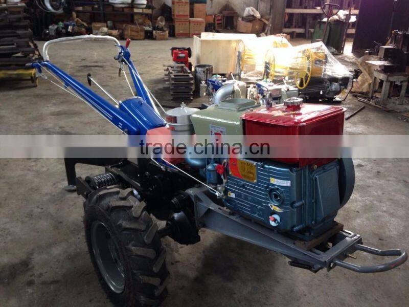 5T Double drum hand tractor winch/walking tractor winch/tractor machine