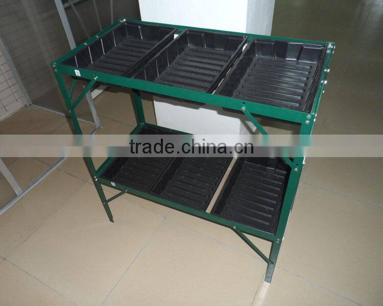 Greenhouse free standing metal flower shelf HX56 series