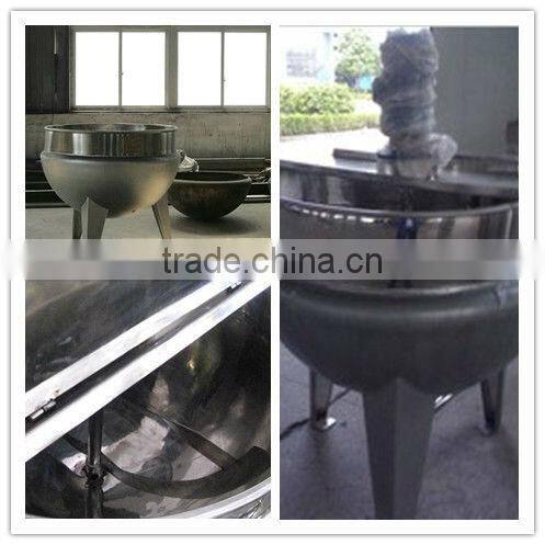 500 liter steam jacketed cooking kettle with agitator