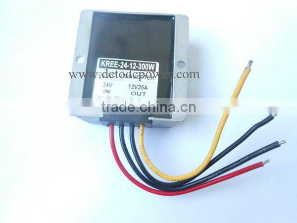 24V turn 12V25A power DC-DC buck converter power supply 24V DC car down turn 12V300W