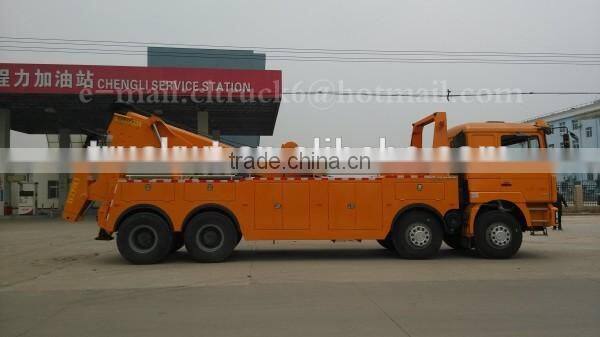 336hp 8*4 SHACMAN Heavy Duty Wrecker 30ton
