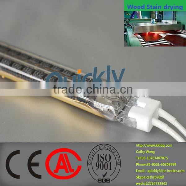 quartz heating tube infrared heat lamp for timber products processing