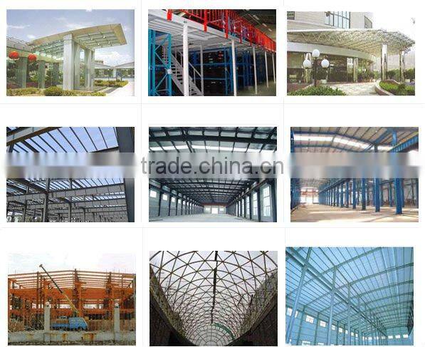 low budget steel structure carport/canopy/garage/awning